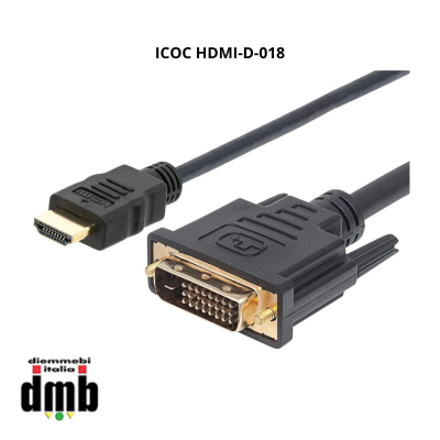 TECHLY - ICOC HDMI-D-018 - Cavo Video da HDMI™ a DVI-D M/M 1,8 m