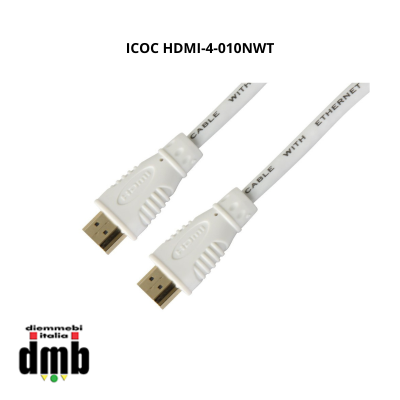 TECHLY - ICOC HDMI-4-010NWT - Cavo High Speed HDMI™ con Ethernet 1 metri