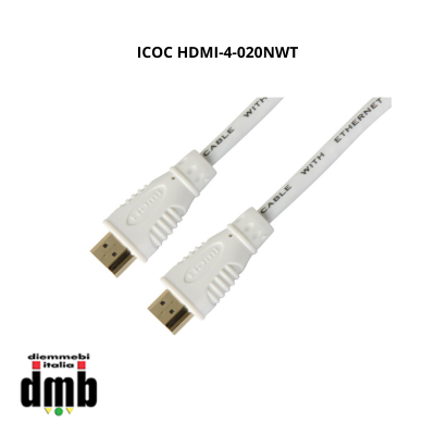 TECHLY - ICOC HDMI-4-020NWT - Cavo High Speed HDMI™ con Ethernet 2 metri