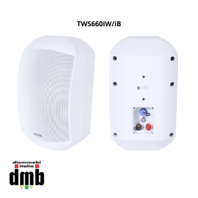 LUCKY TONE - TWS660iW/iB - Coppia di Diffusori Attivi Bluetooth 2 vie da parete IP56