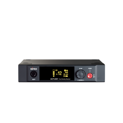 MIPRO - ACT-2401/24H - Kit Radiomicrofono con Ricevitore singolo ACT 12 canali + Trasmettitore con impugnatura