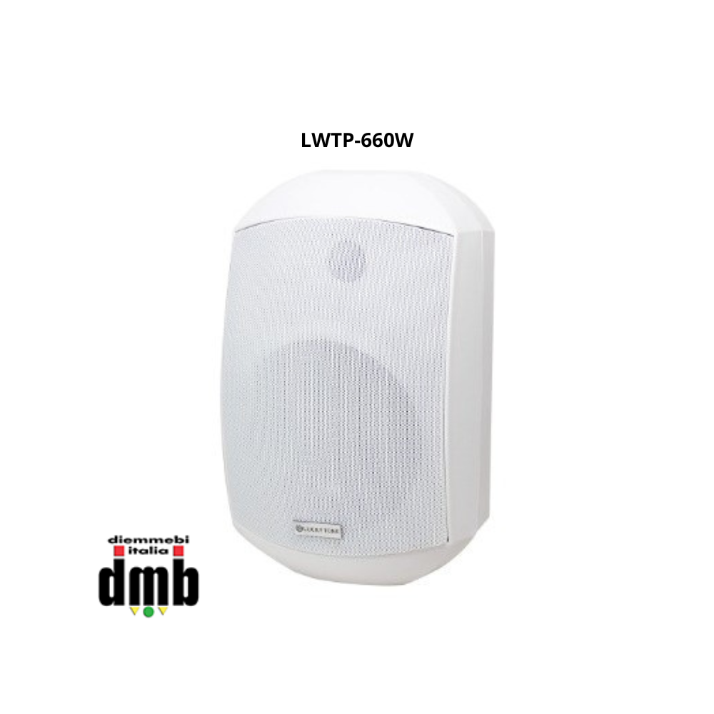 LUCKY TONE - LWTP-660W/B - Diﬀusore a 2 vie da parete IP56" - Woofer 6