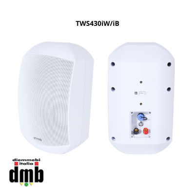 LUCKY TONE - TWS430iW/iB - COPPIA di Diffusori Attivi Bluetooth 2 vie da parete IP56