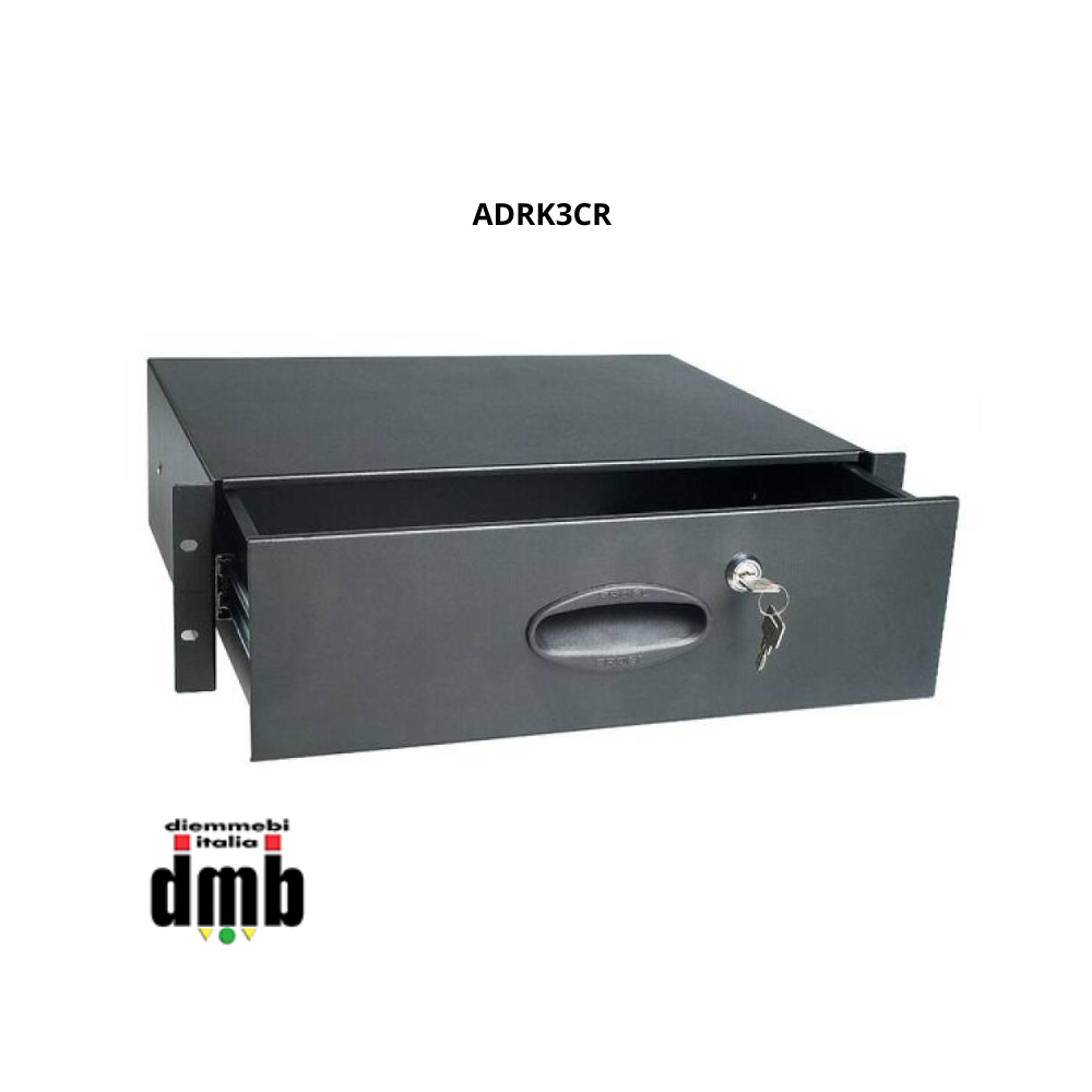 PROEL - ADRK3CR - Cassetto 3U rack da 19" in acciaio verniciato