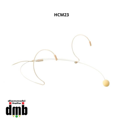 EIKON- PROEL - HCM23 - Microfono headset/archetto miniaturizzato a condensatore beige mini XLR a 4 poli