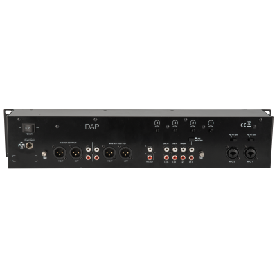 DAP AUDIO - D2354 - mixer BT da installazione a 7 canali 2U