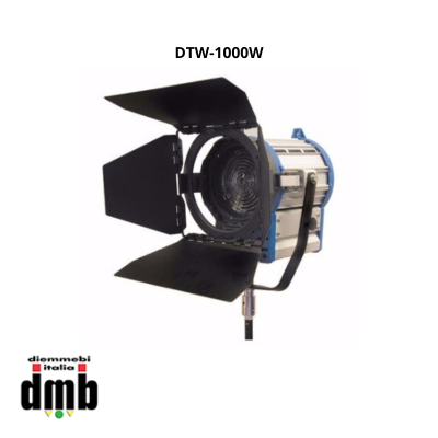 DYNACORE - DTW-1000W - Faro Fresnel Studio Spot Light 1000W con alette direzionali