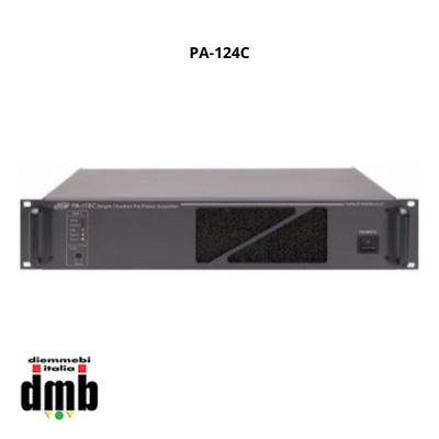 JD MEDIA - PA-124C - Amplificatore Finale di potenza 1 canale 100V 240W RMS