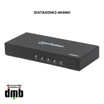 Manhattan - IDATAHDMI2-4K4MH - Splitter HDMI 2.0 4K UHD 3D 4 vie