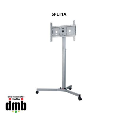 MD ITALY - SPLT1A - Supporto da pavimento telescopico per video LCD o plasma grigio