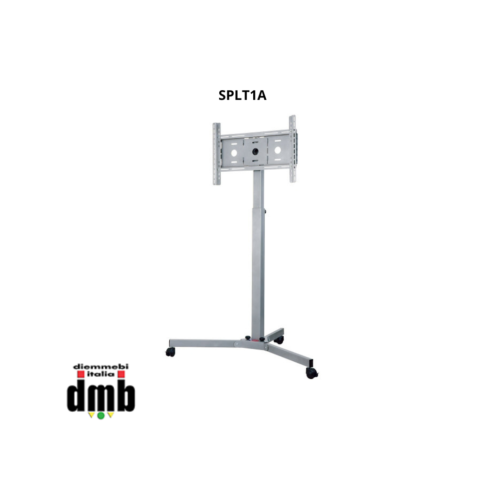 MD ITALY - SPLT1A - Supporto da pavimento telescopico per video LCD o plasma grigio