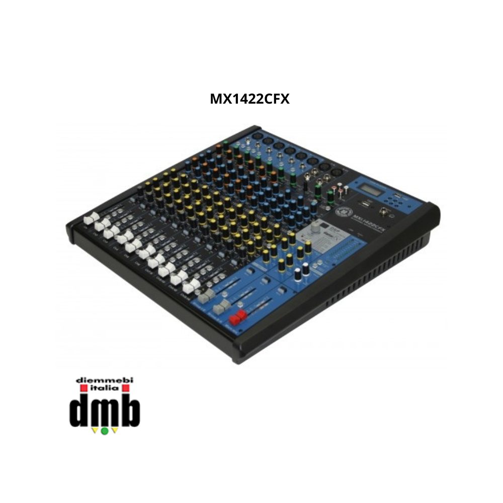 TOPP PRO - MX1422CFX - Mixer 14 canali con effetti