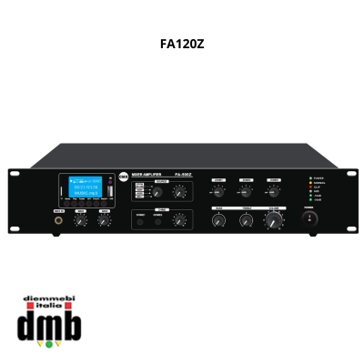 CMX - FA120Z - Mixer ampliﬁcatore da 120W - Volume regolabile 3 Zone