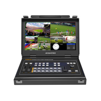 AV Matrix - PVS0613U - Streaming Video Switcher Portatile 6 Canali Multi-format All In One