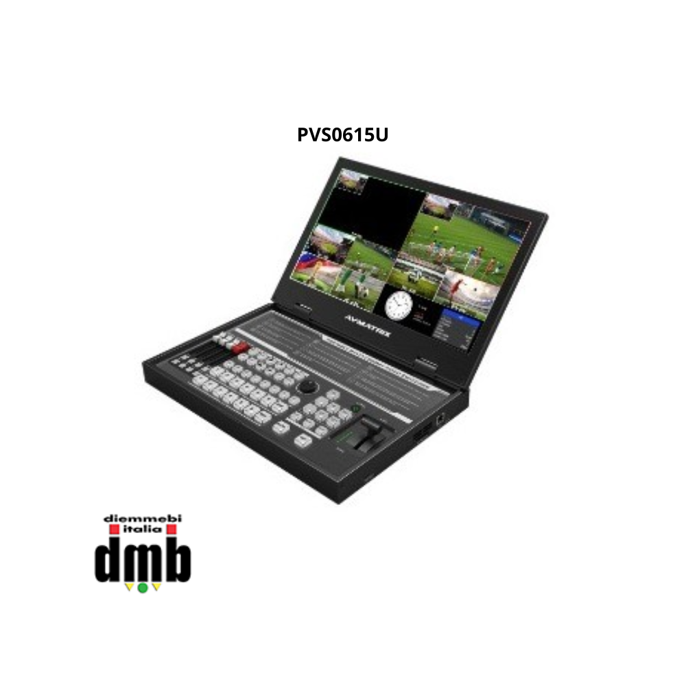 AV Matrix - PVS0615U - Streaming Video Switcher Portatile 6 Canali Multi-format