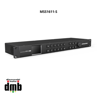 AV Matrix - MSS1611-S - Matrix & Switcher 16x16 Canali SDI