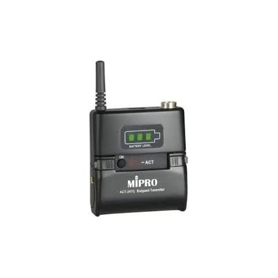 MIPRO - ACT-2412A/24T - Kit radiomicrofonico con Ricevitore doppio ACT 12 canali + 2 Trasmettitori Belt Pack