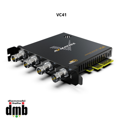 AV Matrix - VC41 - PCIE Capture Card 4 canali 3G-SDI