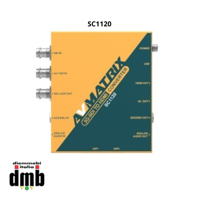 AV Matrix - SC1120 - Scaling Converter da SDI a HDMI/AV