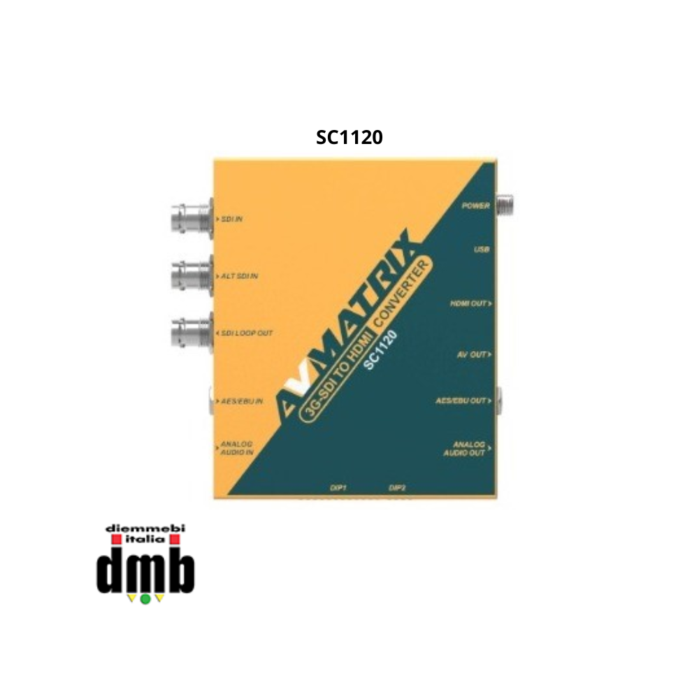 AV Matrix - SC1120 - Scaling Converter da SDI a HDMI/AV