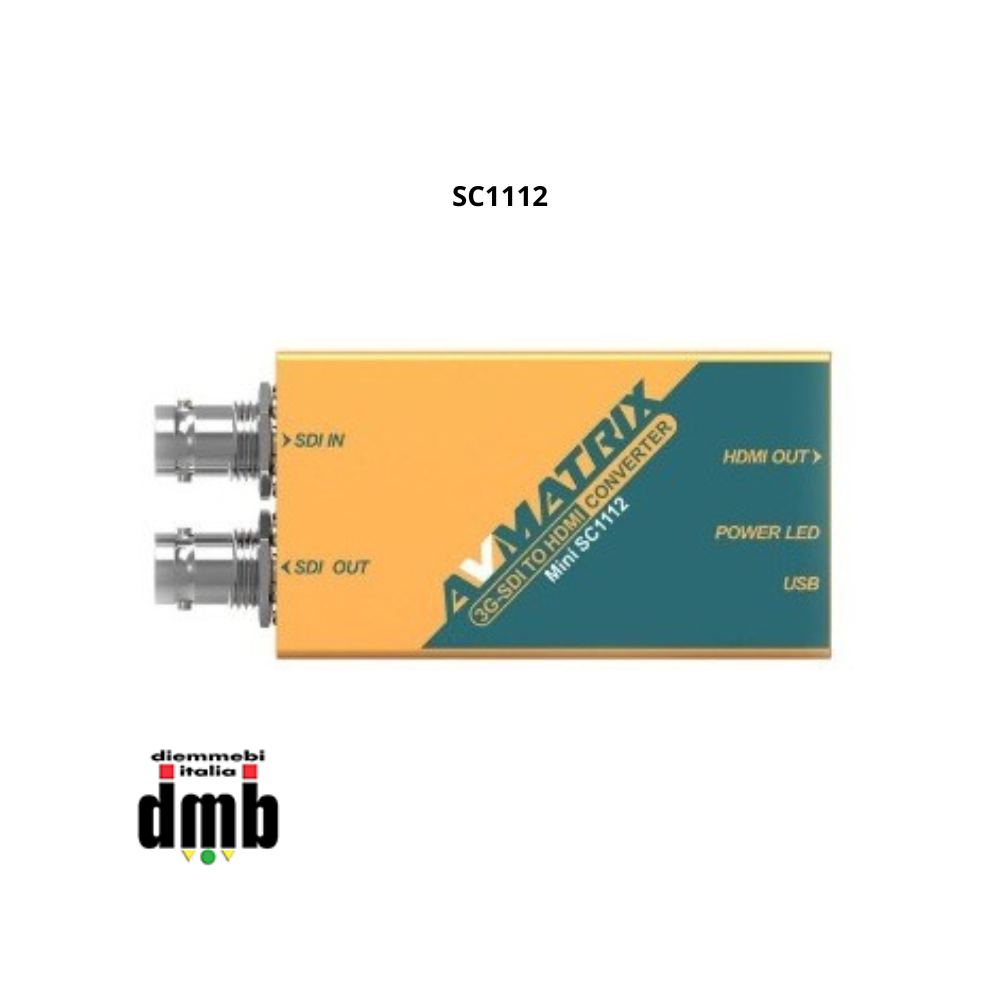 AV Matrix - SC1112 - Mini Converter da SDI a HDMI