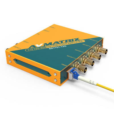 AV Matrix - SD1151-12G - Distributore e ampliﬁcatore di segnale 12G-SDI 1×5 con Reclocking