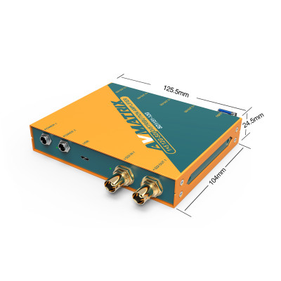 AV Matrix - SD1151-12G - Distributore e ampliﬁcatore di segnale 12G-SDI 1×5 con Reclocking