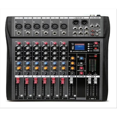 SINEXTESIS - CT-60S - Mixer audio a 6 canali reali MP3 USB BT