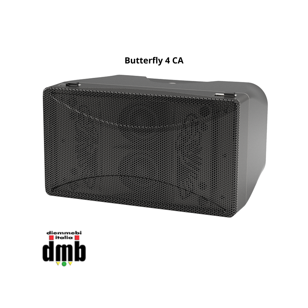 AUDIOCENTER - Butterﬂy 4 CA - Mini diﬀusore 2 Vie con trasformatore 100V IP-55