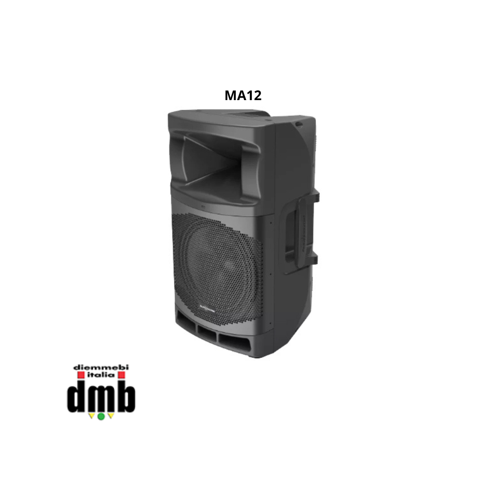 AUDIOCENTER - MA12 - Diﬀusore Attivo 2 Vie da 800W con DSP e Bluetooth