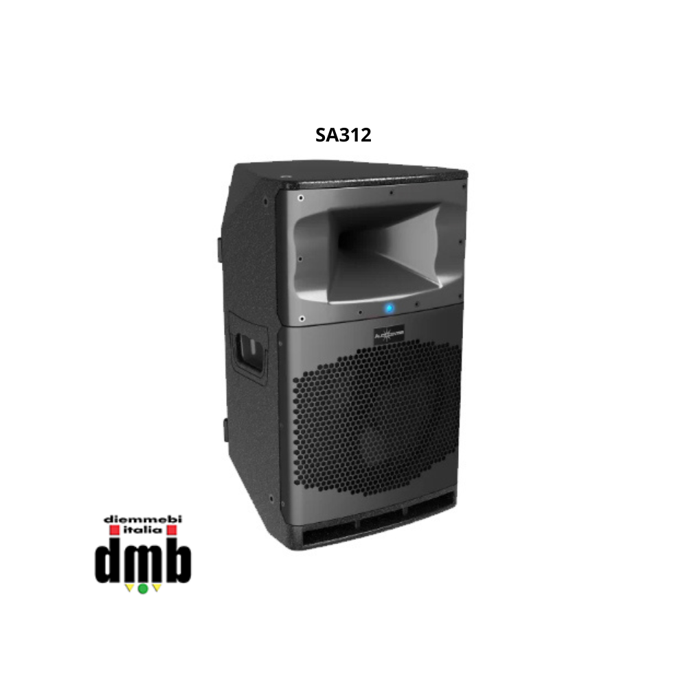 AUDIOCENTER - SA312 - Diﬀusore Attivo 2 Vie da 1000W con DSP e Bluetooth