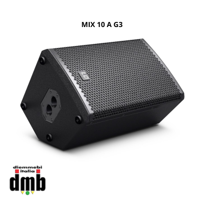 LD SYSTEMS - MIX 10 A G3 - Diffusore attivo a 2 vie con mixer a 7 canali integrato