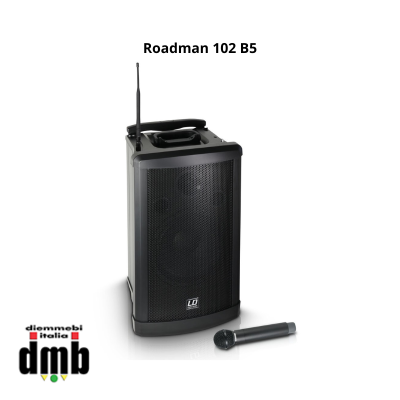 LD SYSTEMS - Roadman 102 B5 - Altoparlante PA portatile con microfono a mano