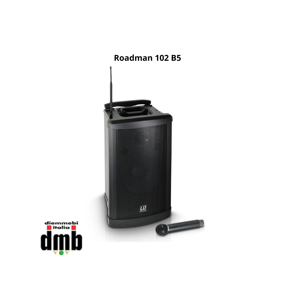 LD SYSTEMS - Roadman 102 B5 - Altoparlante PA portatile con microfono a mano