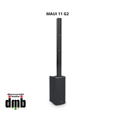 LD SYSTEMS - MAUI 11 G2 - Sistema PA a colonne portatile con mixer e Bluetooth, nero