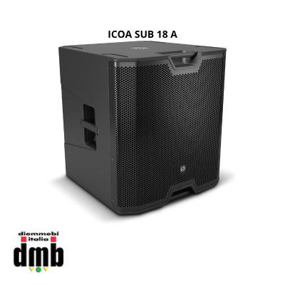 LD SYSTEMS - ICOA SUB 18 A - Subwoofer da 18" amplificato in PA bass-reflex