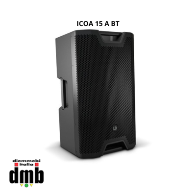 LD SYSTEMS - ICOA 15 A BT - Diffusore coassiale attivo PA da 15" con Bluetooth