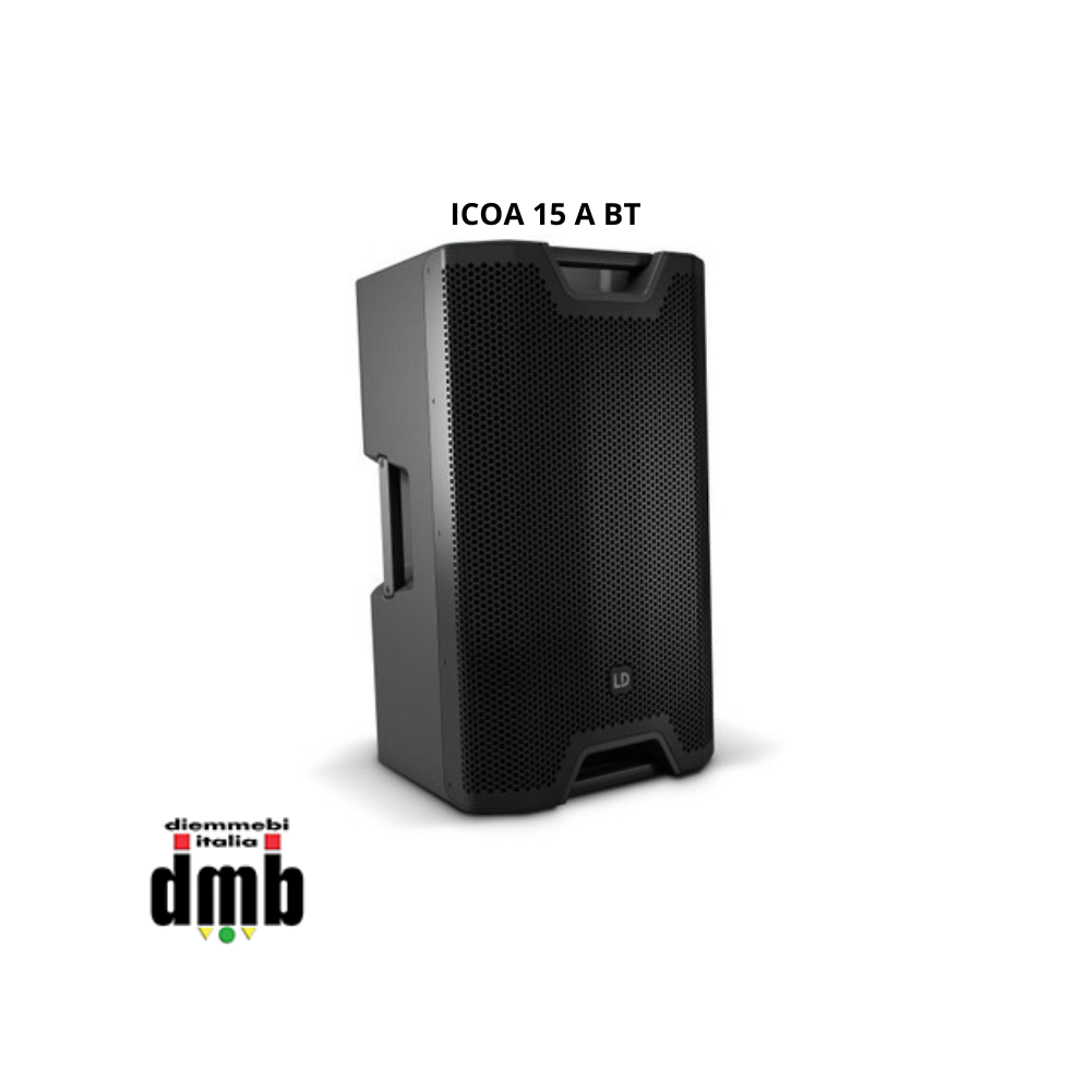 LD SYSTEMS - ICOA 15 A BT - Diffusore coassiale attivo PA da 15" con Bluetooth