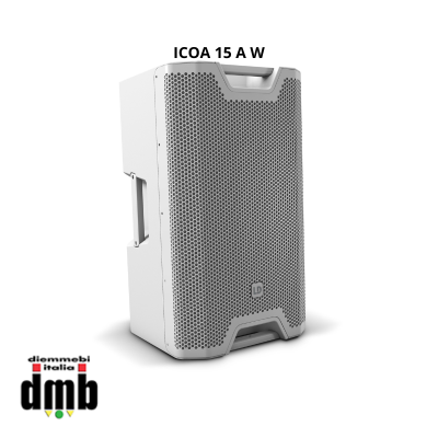 LD SYSTEMS - ICOA 15 A W - Diffusore coassiale attivo PA da 15", bianco