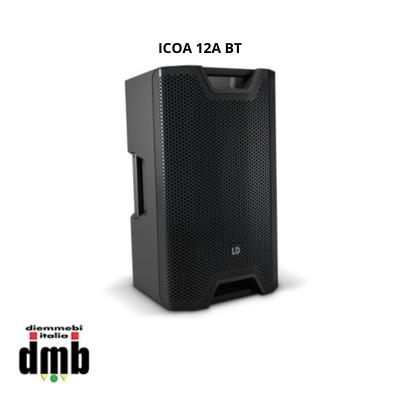 LD SYSTEMS - ICOA 12A BT - Diffusore coassiale attivo PA da 12" con Bluetooth