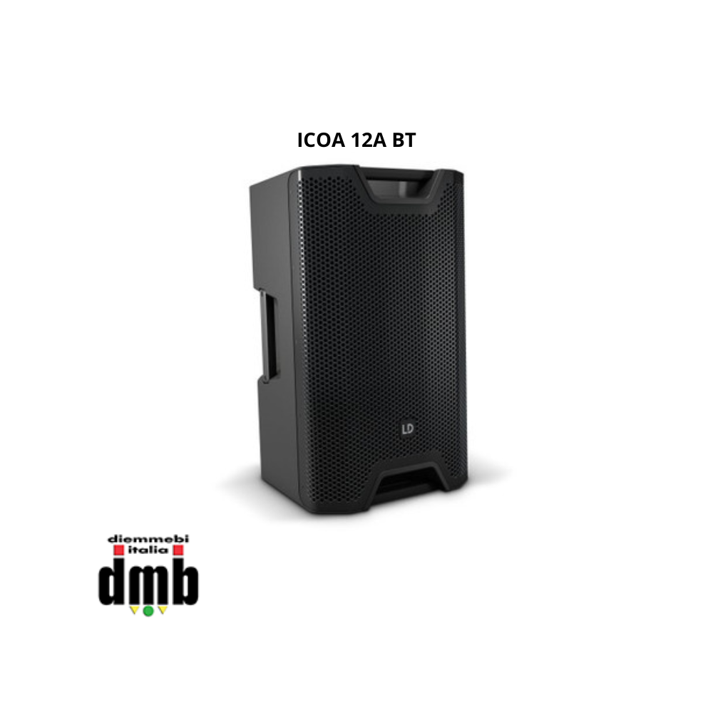 LD SYSTEMS - ICOA 12A BT - Diffusore coassiale attivo PA da 12" con Bluetooth