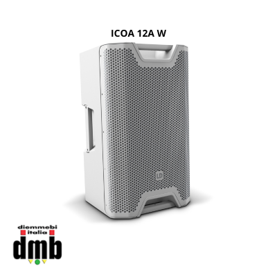 LD SYSTEMS - ICOA 12 A W - Diffusore coassiale attivo PA da 12", bianco