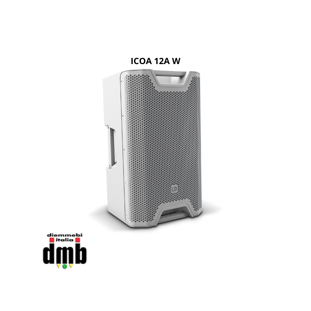 LD SYSTEMS - ICOA 12 A W - Diffusore coassiale attivo PA da 12", bianco