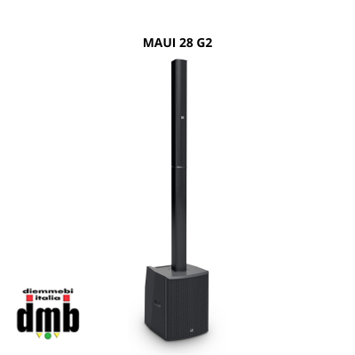 LD SYSTEMS - MAUI 28 G2 - Sistema compatto PA attivo a colonne con mixer e Bluetooth, nero