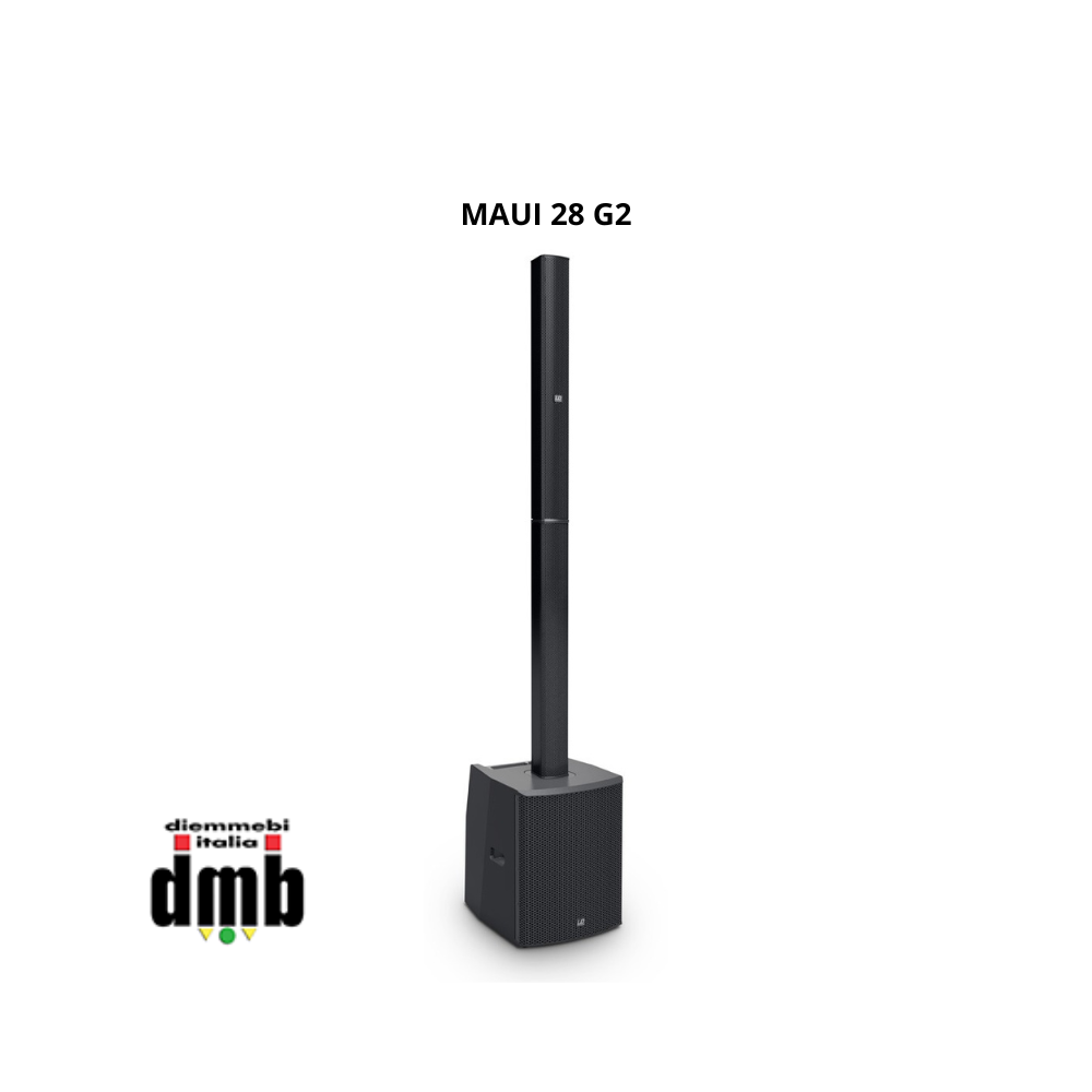 LD SYSTEMS - MAUI 28 G2 - Sistema compatto PA attivo a colonne con mixer e Bluetooth, nero