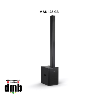 LD SYSTEMS - MAUI 28 G3 - Sistema compatto a colonna Plug and Play per Monitor e sistemi di sonorizzazione PA