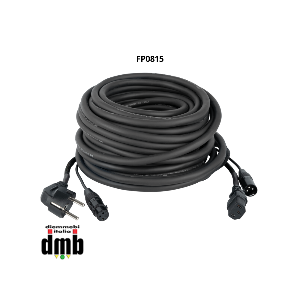 DAP AUDIO - FP0815 - Cavo con Schuko/XLR F - IEC/XLR M - Audio / Power