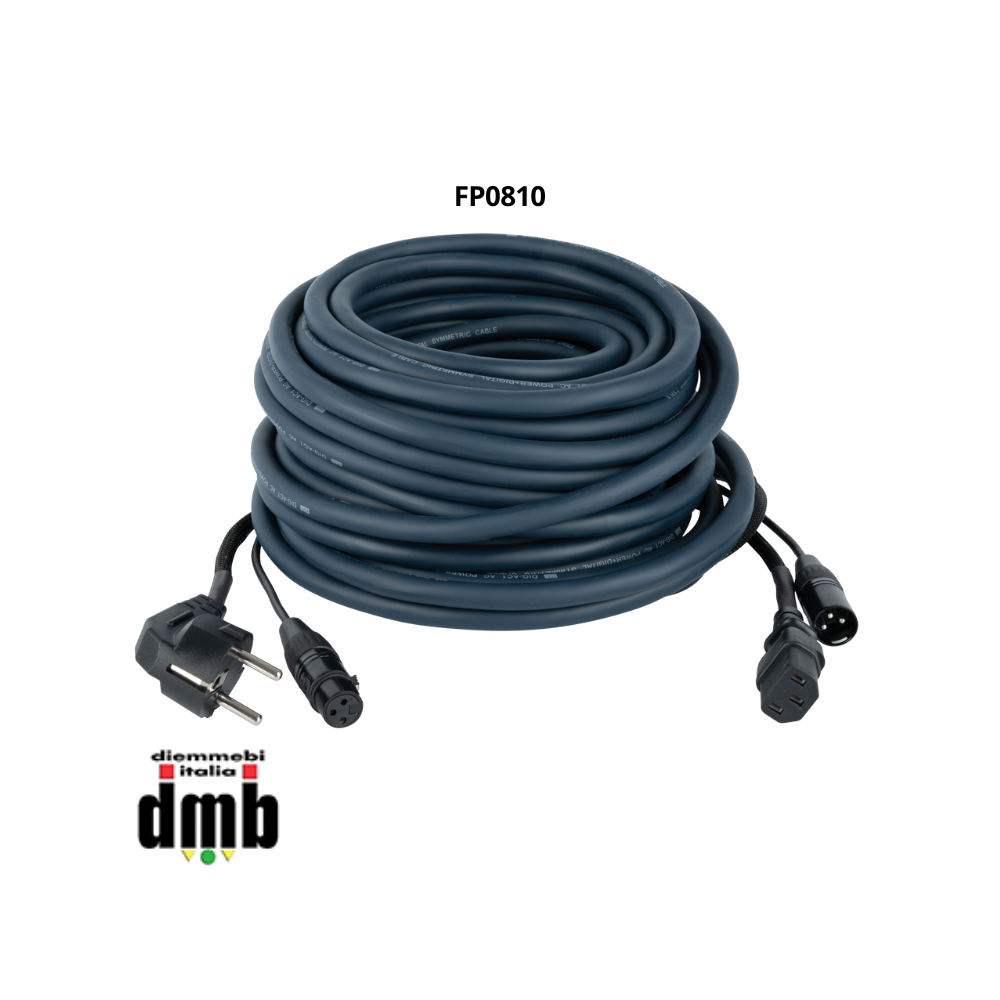 DAP AUDIO - FP0810 - Cavo con Schuko/XLR F - IEC/XLR M - Audio / Power