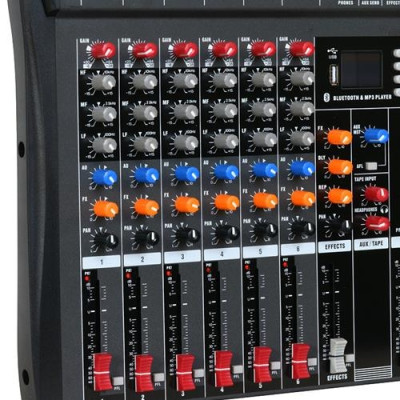 SINEXTESIS - CT-60S - Mixer audio a 6 canali reali MP3 USB BT