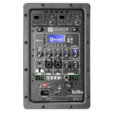 LD SYSTEMS - Road Buddy 10 HHD 2 - Altoparlante Bluetooth alimentato a batteria con mixer e 2 microfoni wireless